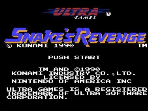 Snake's Revenge/Walkthrough 